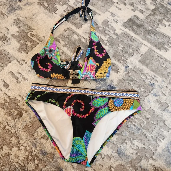 Trina Turk Multicolor Floral Bikini - Picture 13 of 14